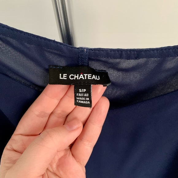 Le Chateau Navy Camisole Size S - Picture 4 of 4